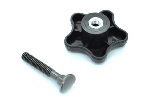 GENUINE OEM TORO PART # 92-2260 & 106-4161 INCLUDES 1 KNOB & 1 SCREW FOR HANDLE
