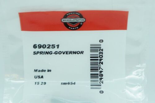 GENUINE OEM BRIGGS & STRATTON PART # 690251 GOVERNOR SPRING; REPLACES 691298