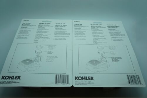 GENUINE OEM KOHLER PART # 32 883 03-S1 AIR FILTER & PRE FILTER (QTY. 2) COURAGE