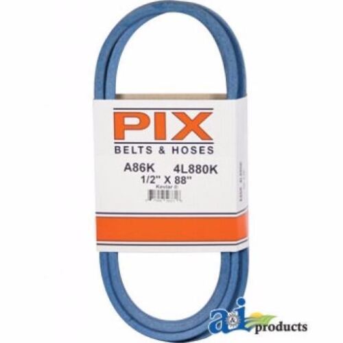 NEW PIX BELT PART # A86K 1/2 INCH x 88 INCH BLUE A-SECTION BELT