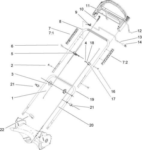 NEW GENUINE OEM TORO PART # 105-8593 HANDLE GUIDE KIT FOR TORO 22" RECYCLERS