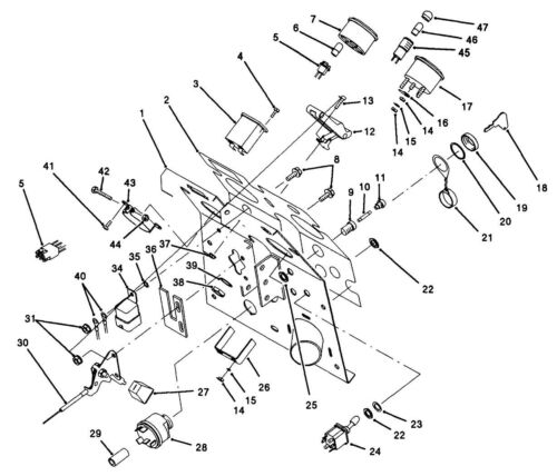 NEW GENUINE OEM TORO PART # 63-7590 RELAY FOR TORO LAWN MOWERS; REPLACES 63-7540