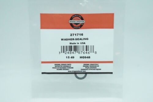 GENUINE OEM BRIGGS & STRATTON PART # 271716 SEALING WASHER