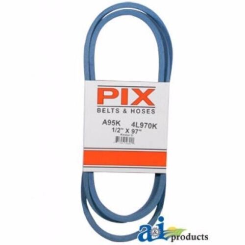 NEW PIX BELT PART # A95K 1/2 INCH x 97 INCH BLUE A-SECTION BELT