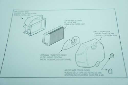 GENUINE OEM KOHLER # 20 883 06-S1 AIR FILTER KIT; REPL. 20 883 06-S 20 083 02-S