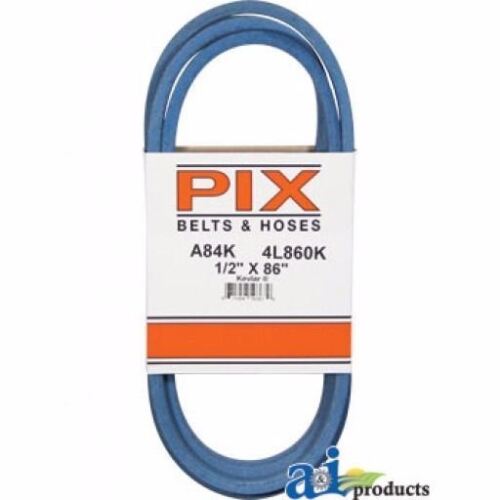 NEW PIX BELT PART # A84K 1/2 INCH x 86 INCH BLUE A-SECTION BELT