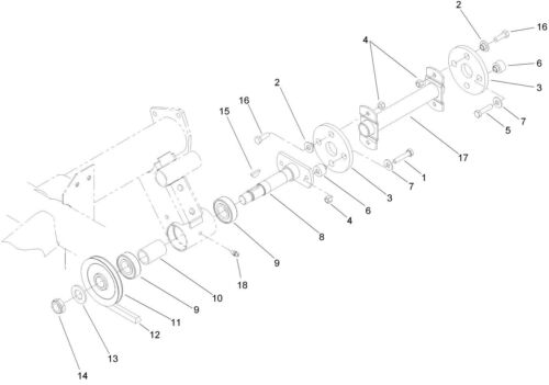 NEW GENUINE OEM TORO PART # 113514 BALL BEARING FOR TORO LAWN MOWERS