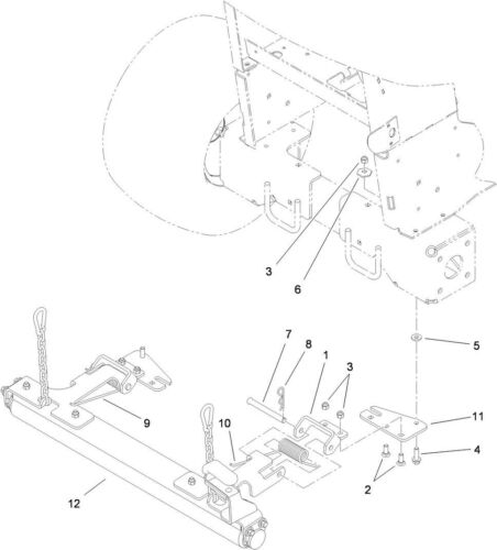 NEW GENUINE OEM TORO PART # 114-3521 ROLLER STRIPER KIT FOR TORO GRANDSTANDS