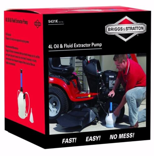 NEW GENUINE OEM BRIGGS & STRATTON PART # 5431K OIL EXTRACTOR PUMP 4 LITER