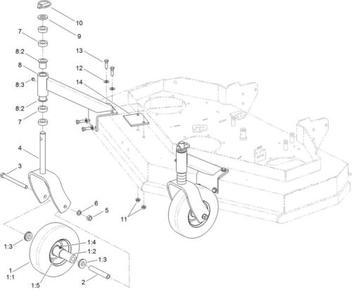 NEW GENUINE OEM TORO PART # 1-513547 SPACER; REPLACES E513547