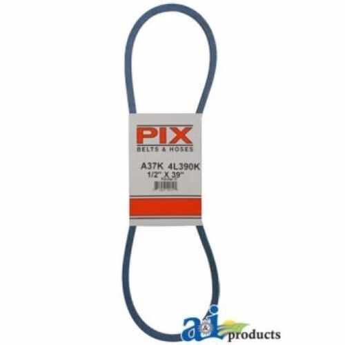 NEW PIX BELT PART # A37K 1/2 INCH x 39 INCH BLUE A-SECTION BELT