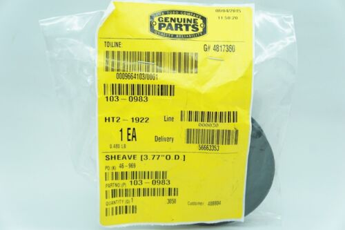 GENUINE OEM TORO PART # 103-0983 PULLEY; TORO / EXMARK DECK BELT DRIVE PULLEY