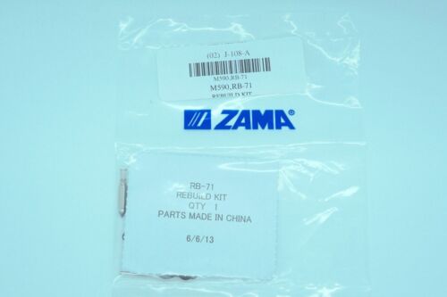 GENUINE OEM ZAMA PART # RB-71 CARBURETOR REPAIR KIT