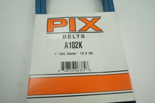 GENUINE PIX PART # A102K BELT; 1/2 x 104" TORO WHEEL HORSE 102866