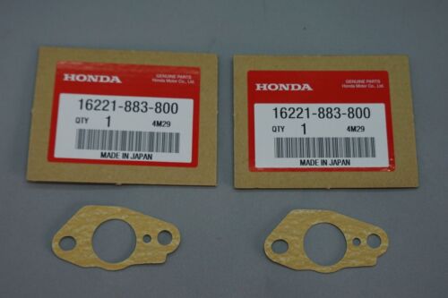 GENUINE OEM HONDA CARB MOUNTING GASKET SET PART# 16221-883-800 (QUANTITY 2)