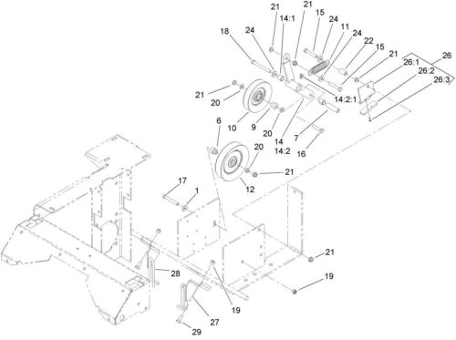 NEW GENUINE OEM TORO PART # 103-3147 IDLER ARM ASM FOR TORO ZERO TURN MOWERS