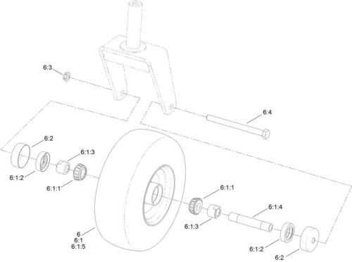 NEW GENUINE OEM TORO PART # 103-0063 CASTER SEAL FOR TORO/EXMARK EQUIPMENT