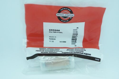 GENUINE OEM BRIGGS & STRATTON PART # 845125 FUEL FILTER REPLACES 695666