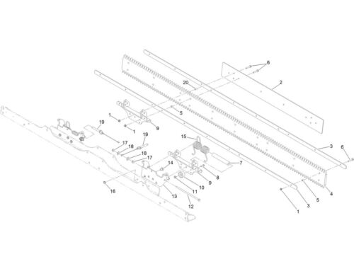 NEW GENUINE OEM TORO PART # 121-2368 TORSION SPRING FOR COMMERCIAL EQUIPMENT