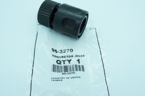 GENUINE OEM TORO PART # 95-3270 HOSE CONNECTOR; TORO WASHOUT PORT HOSE CONNECTOR