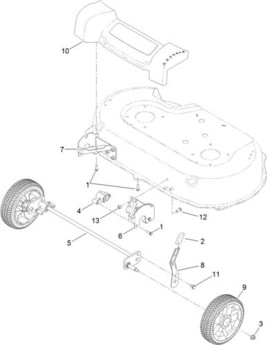 NEW GENUINE OEM TORO PART # 136-5875 BUSHING-PIVOT, FRONT; REP. 114-7913