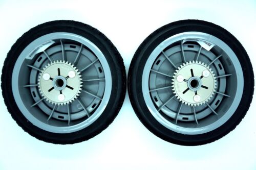 GENUINE OEM TORO PART # 98-7135 REAR WHEEL ASSEMBLY (Set of 2) SUPER RECYCLER