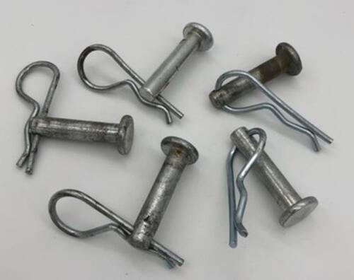 USED CLEVIS PINS 3/8" x 1 3/4"; PART # CP-U=5; SET OF 5