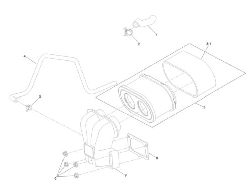 NEW GENUINE OEM TORO PART # 127-9252 COMPLETE AIR FILTER FOR TORO ZERO TURNS