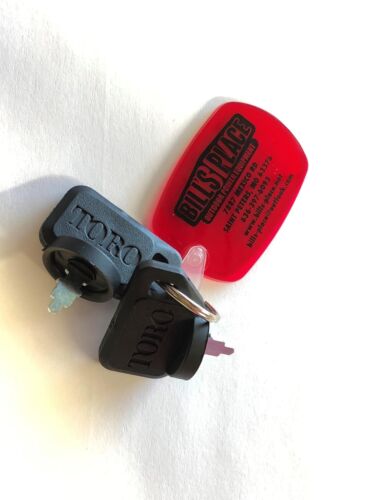 GENUINE TORO PART #63-8360 KEY (SET OF 2);TORO MOWER & SNOWBLOWER KEY & KEYCHAIN