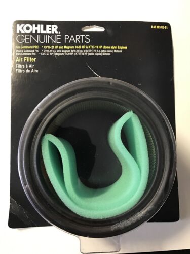NEW GENUINE OEM KOHLER PART # 45 883 02-S1 AIR FILTER KIT; REPLACES 45 083 02-S
