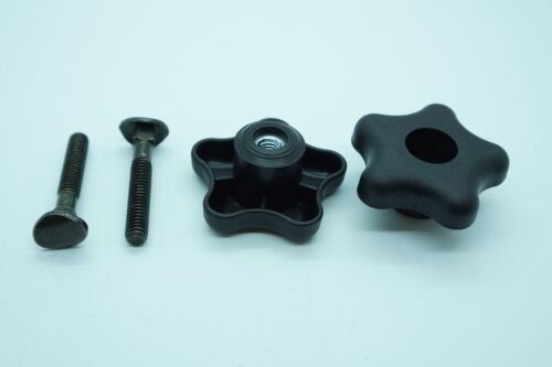 GENUINE OEM TORO PART # 117-5976 & 92-2260 HANDLE KNOB & BOLT  (SET OF 2)