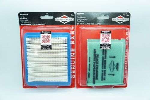 GENUINE OEM BRIGGS & STRATTON PART # 5043K & 5064K; 491588S & 493537S AIR FILTER