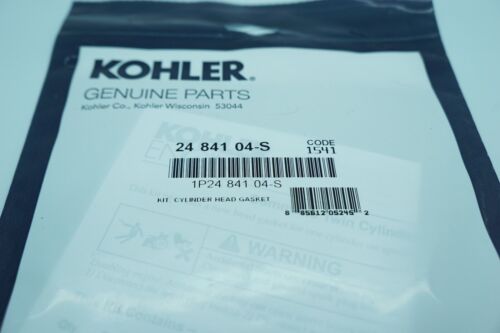 GENUINE OEM KOHLER PART # 24 841 04-S CYLINDER HEAD GASKET KIT KOHLER COMMAND