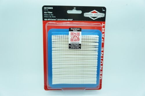 GENUINE OEM BRIGGS & STRATTON PART # 5043K AIR FILTER; 491588S AIR FILTER