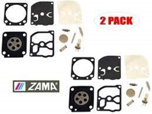 GENUINE OEM ZAMA PART # RB-61; CARBURETOR REBUILD KIT 2 PACK