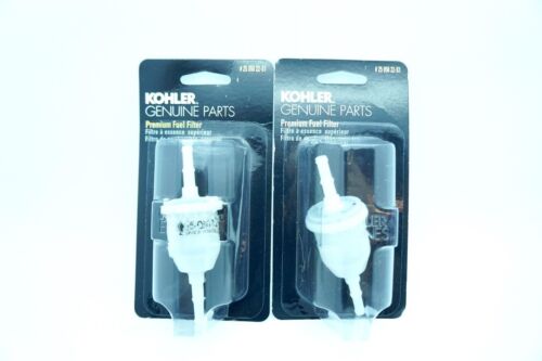GENUINE OEM KOHLER PART # 25 050 22-S FUEL FILTER (QTY 2) KOHLER FUEL FILTERS