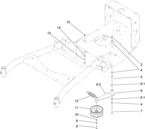 NEW GENUINE OEM TORO PART # 1-513034 BEARING SLEEVE FOR TORO COMMERCIAL UNITS