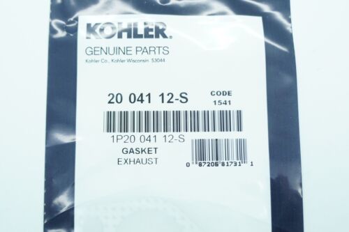 GENUINE OEM KOHLER PART # 20 041 12-S EXHAUST GASKET