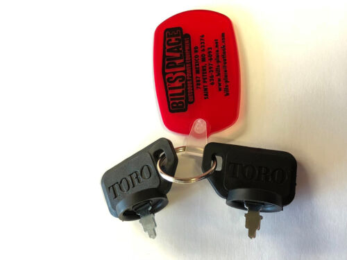 GENUINE TORO PART #63-8360 KEY (SET OF 2);TORO MOWER & SNOWBLOWER KEY & KEYCHAIN