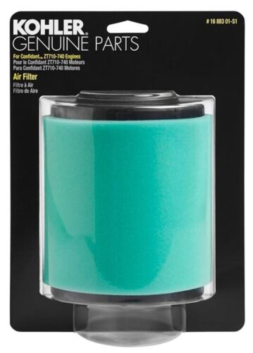 GENUINE OEM KOHLER PART # 16 883 01-S1; AIR FILTER RETAIL PACK
