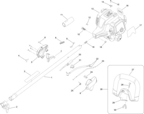 NEW GENUINE OEM TORO PART # 308225011 THROTTLE CABLE FOR TORO TRIMMERS