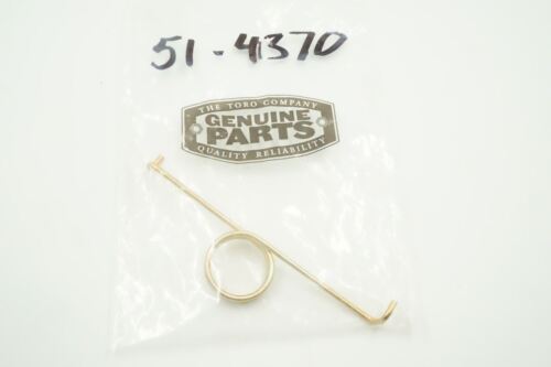 GENUINE OEM TORO PART # 51-4370 RH TORSION SPRING; COMMERCIAL TORO MOWER