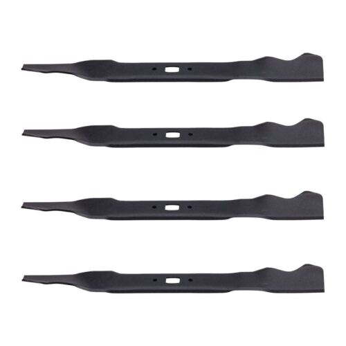 4 PACK NEW OREGON PART 198-049 MULCHING BLADE, 100 SERIES, 21" BOW-TIE CENTER