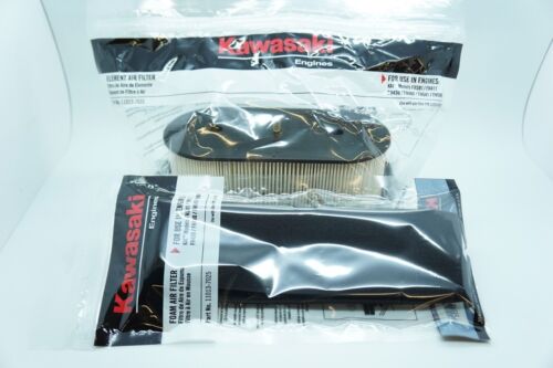 GENUINE OEM KAWASAKI # 11013-7031 & 11013-7025 AIR & PRE FILTER COMBO FH ENGINES