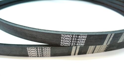 GENUINE OEM TORO PART#51-4290 DUAL V-BELT(SET OF 2)PROLINE GEAR DRIVE WHEEL BELT