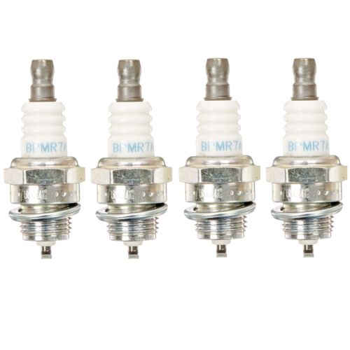 GENUINE OEM NGK PART # BPMR7A; SPARK PLUG 4 PACK