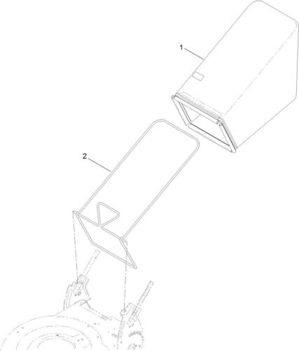 NEW GENUINE OEM TORO PART # 112-8836 GRASS BAG ONLY; FOR 20 IN TORO/LAWNBOYS