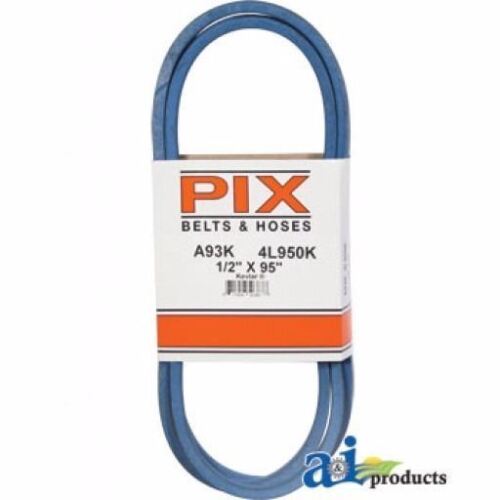 NEW PIX BELT PART # A93K 1/2 INCH x 95 INCH BLUE A-SECTION BELT