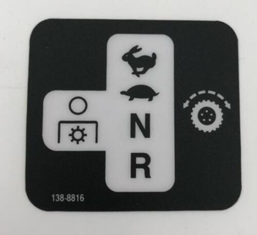 GENUINE OEM TORO PART # 138-8816; DECAL- LEFT OPC CONTROL