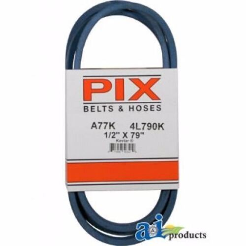 NEW PIX BELT PART # A77K 1/2 INCH x 79 INCH BLUE A-SECTION BELT